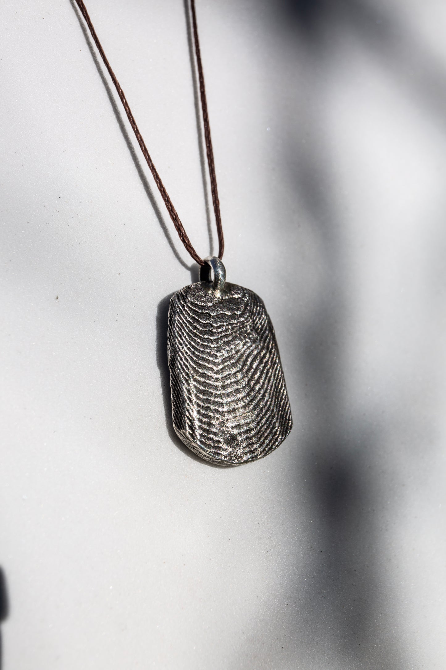Cuttlefish pendant silver
