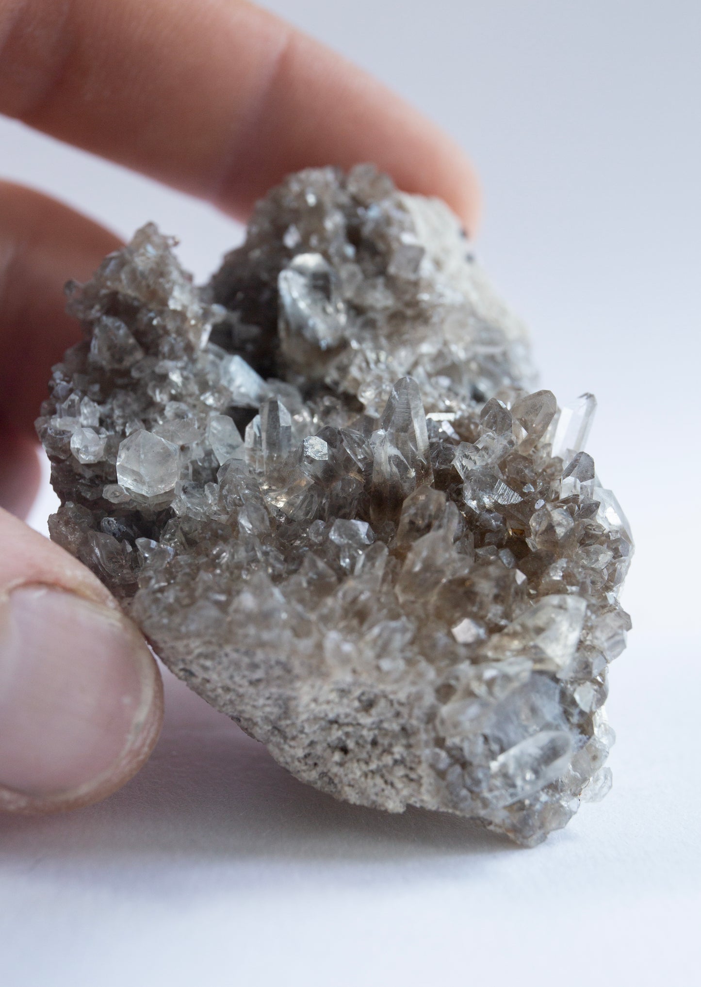 Australian druzy quartz cluster