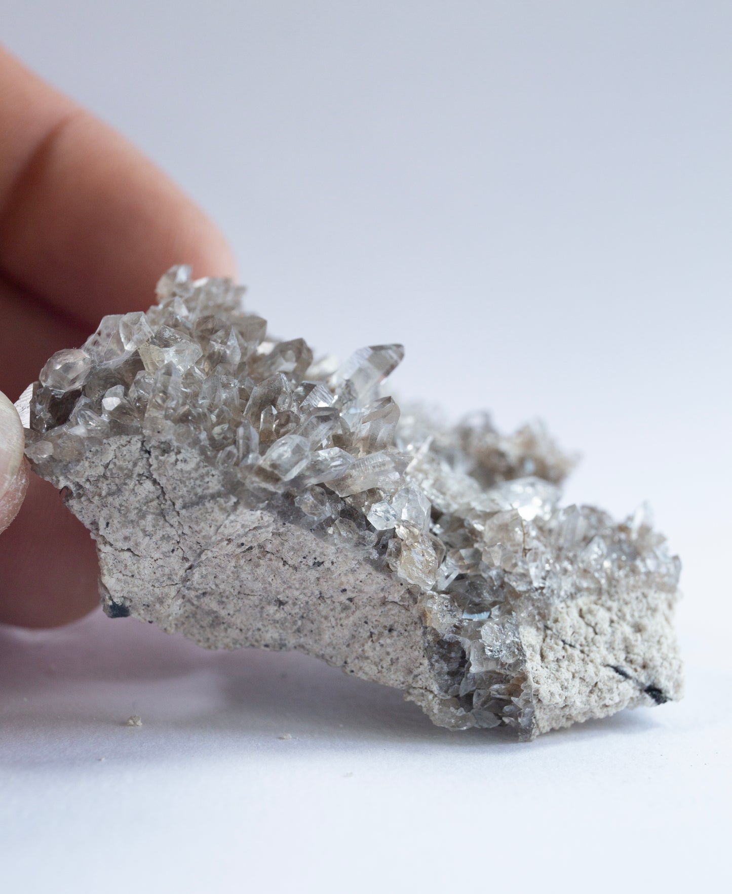 Australian druzy quartz cluster