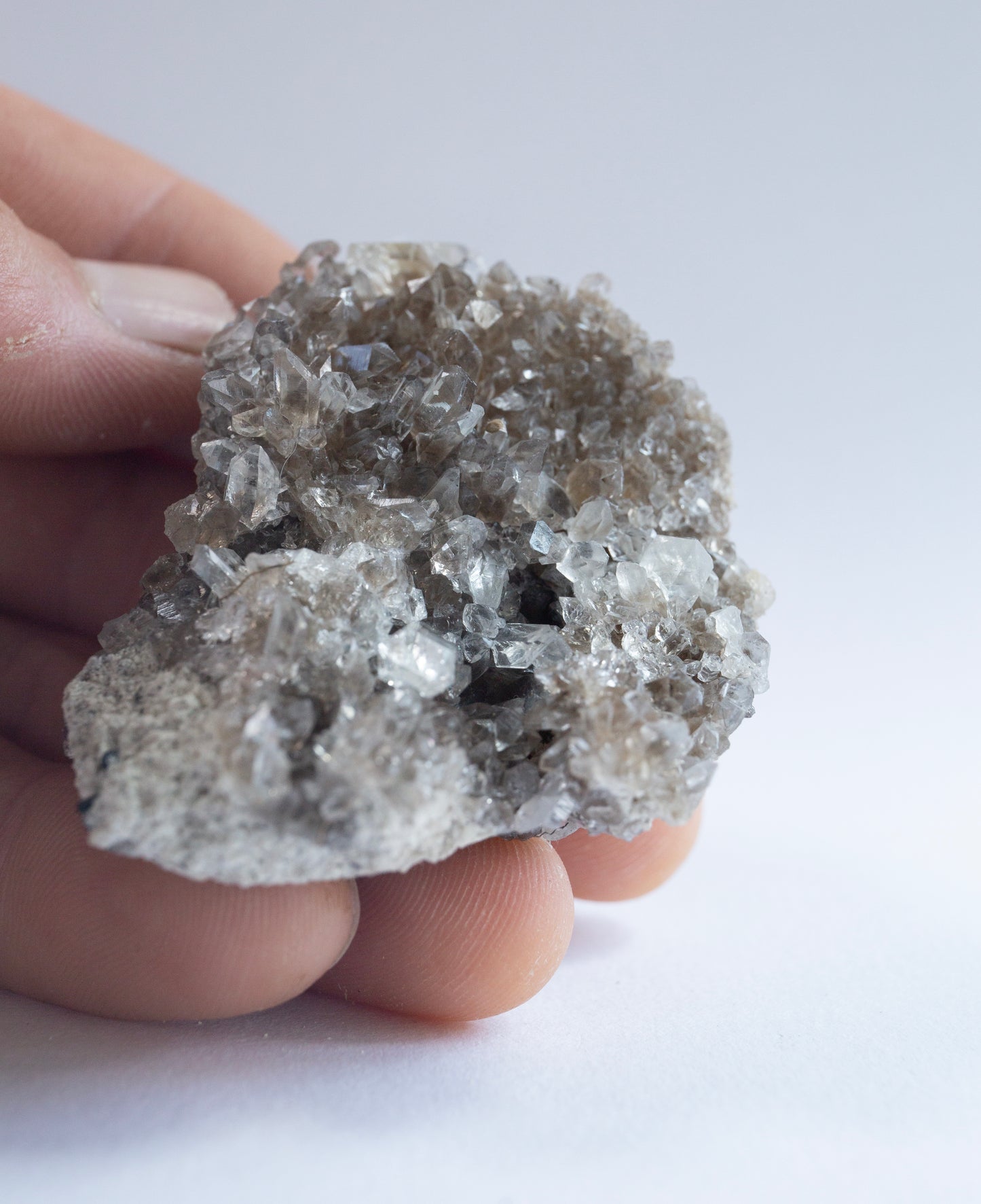 Australian druzy quartz cluster