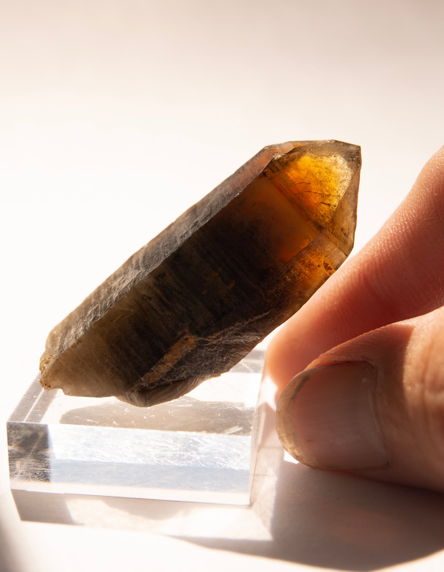 Australian citrine crystal