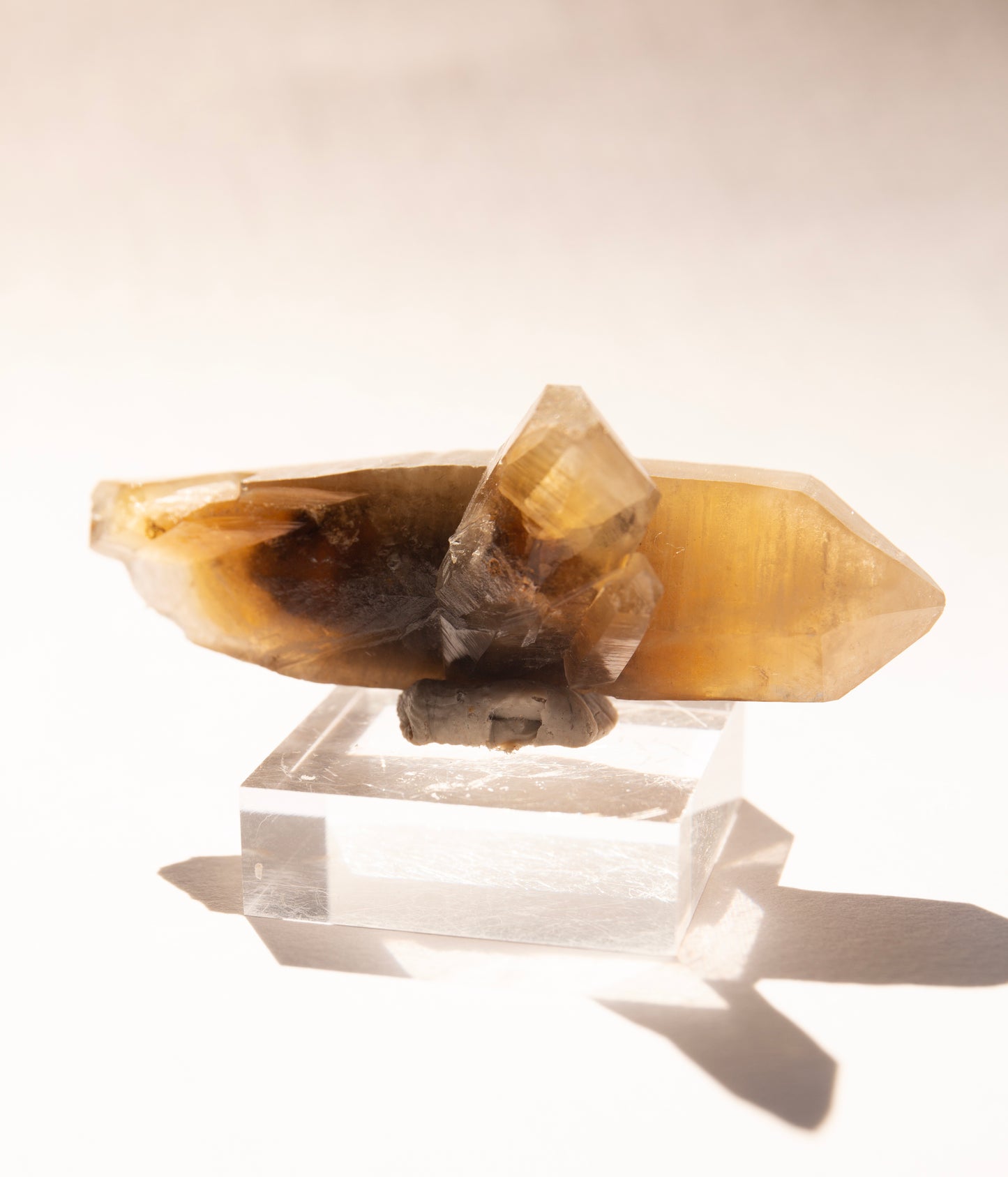 Australian citrine crystal group