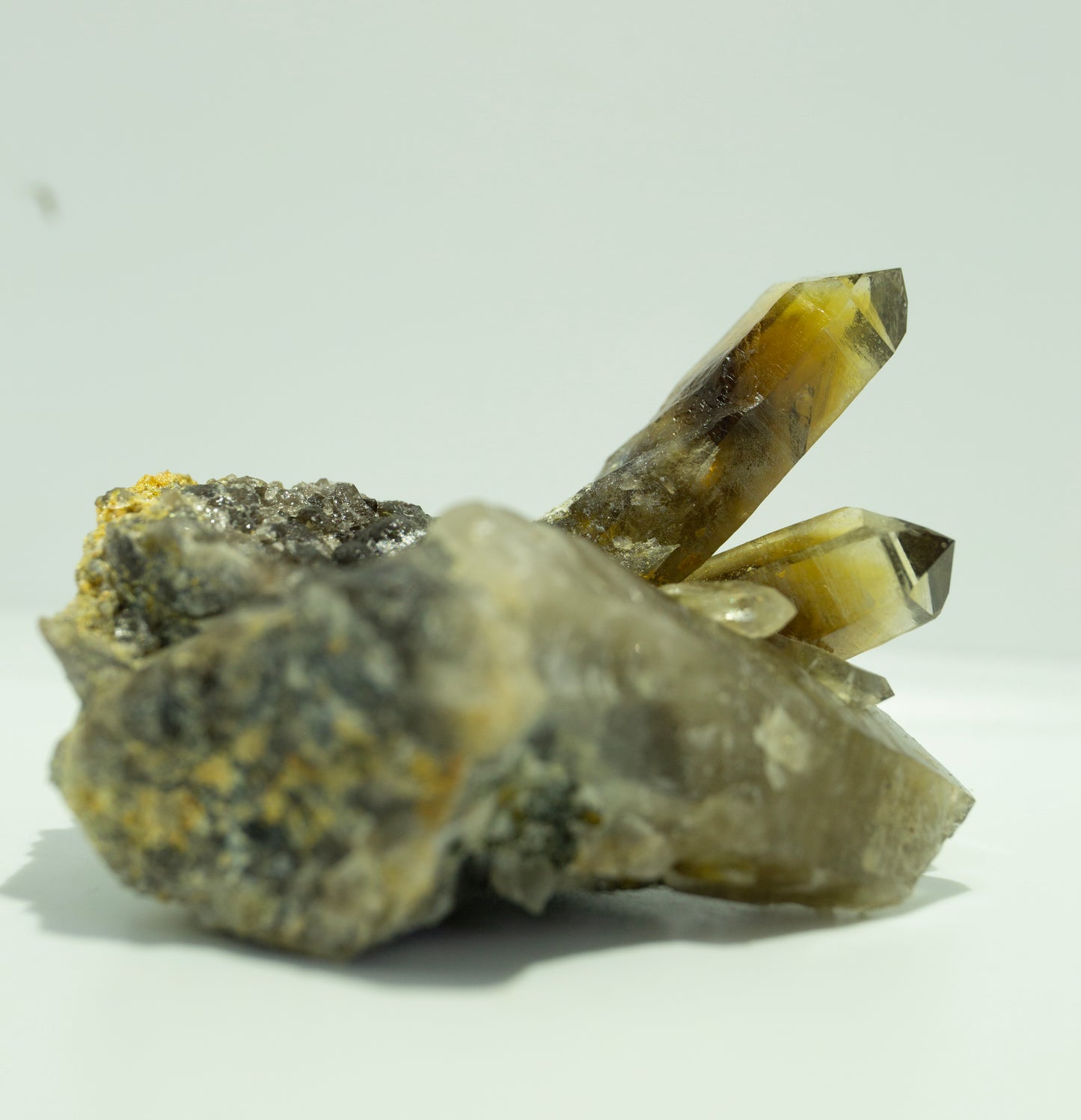 Australian citrine cluster