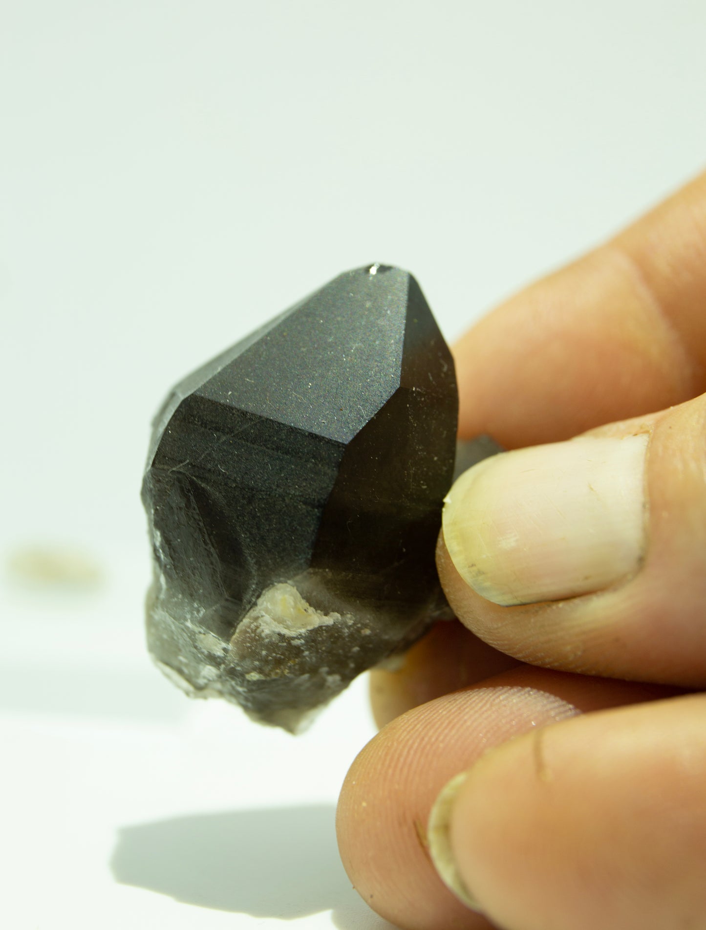 Black quartz crystal NSW Australia