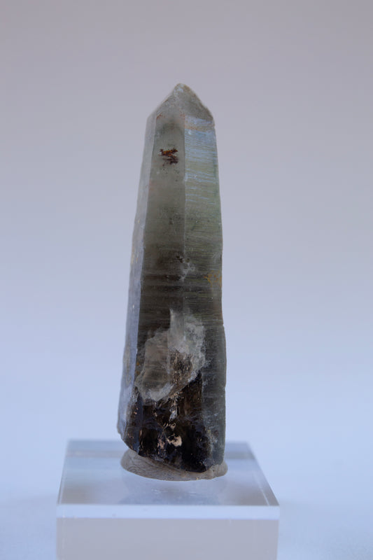 Australian smoky quartz chlorite inclusions