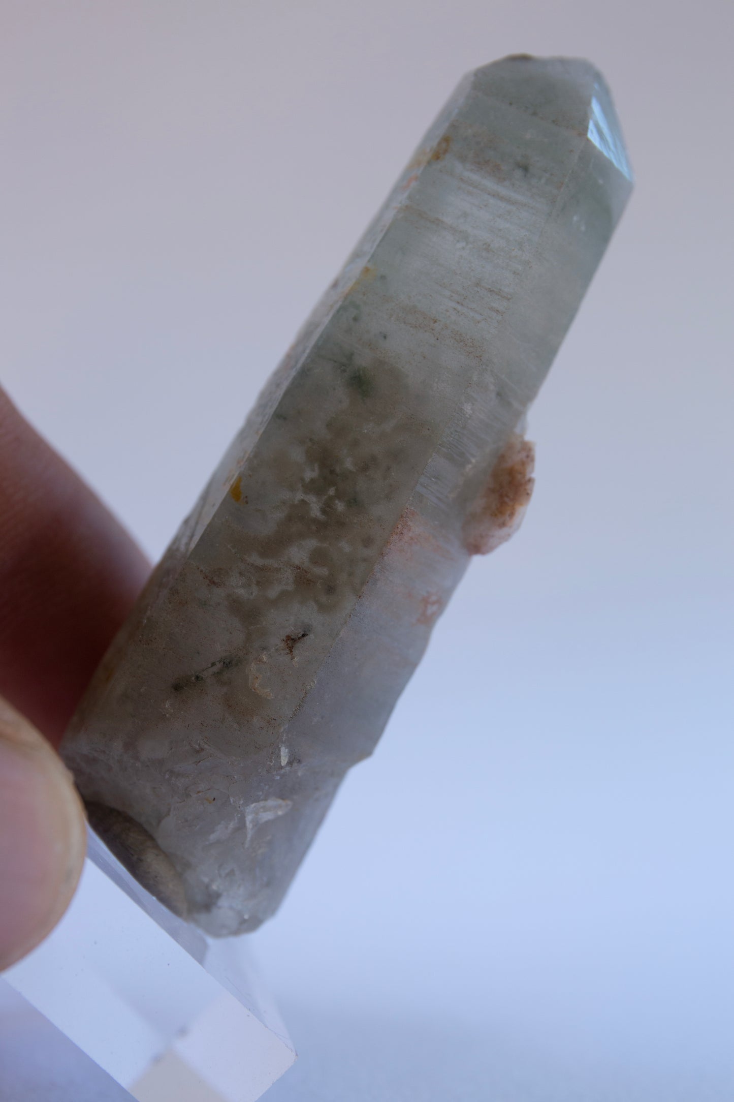 Australian chlorite included smoky quartz