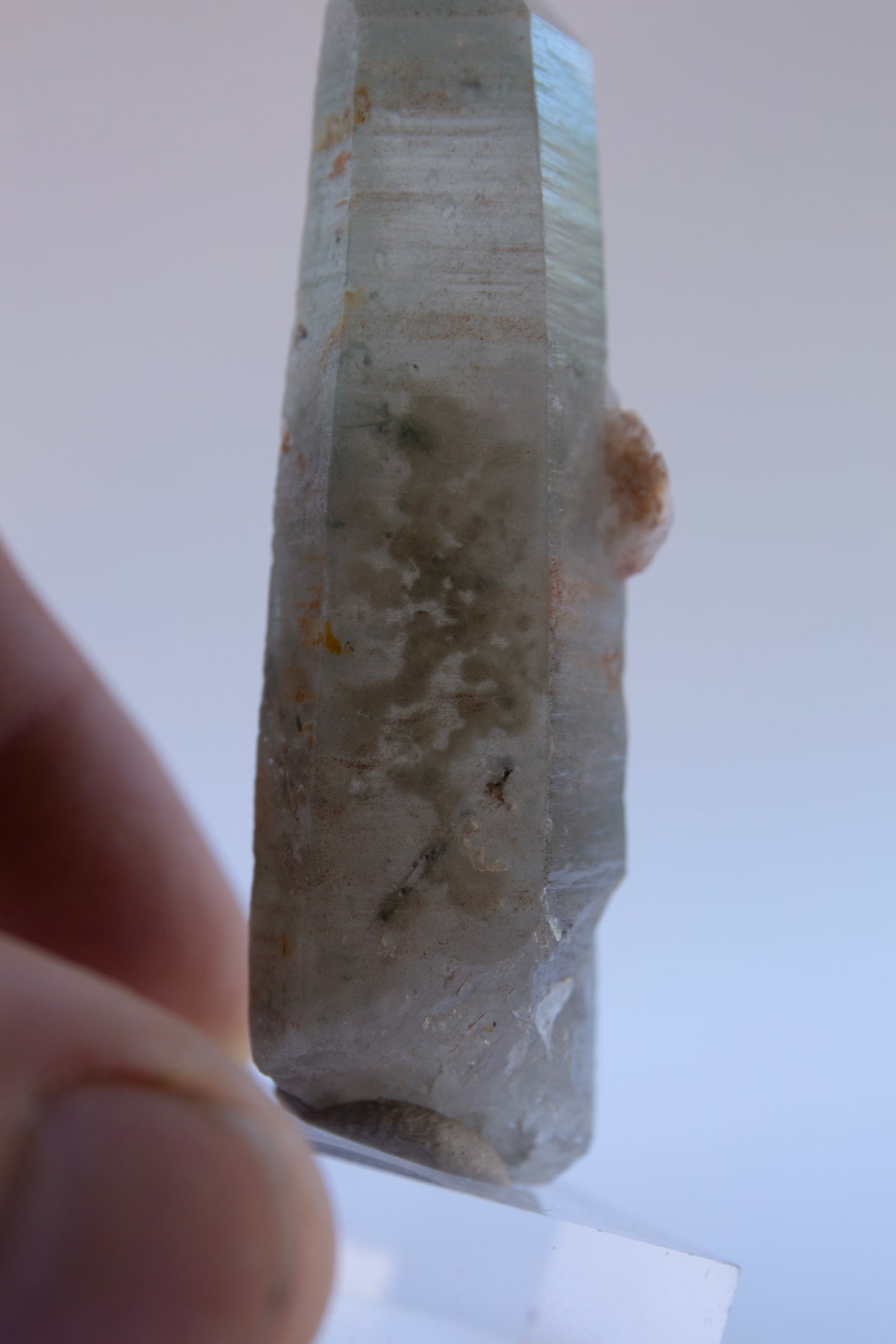 Australian chlorite included smoky quartz