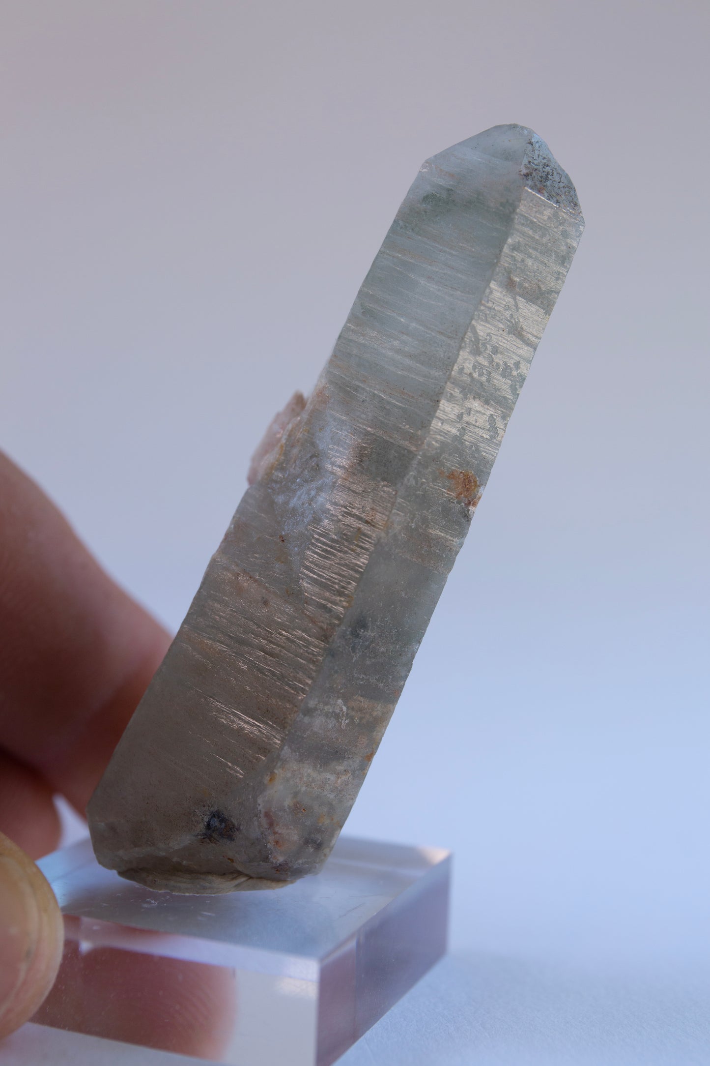 Australian chlorite included smoky quartz