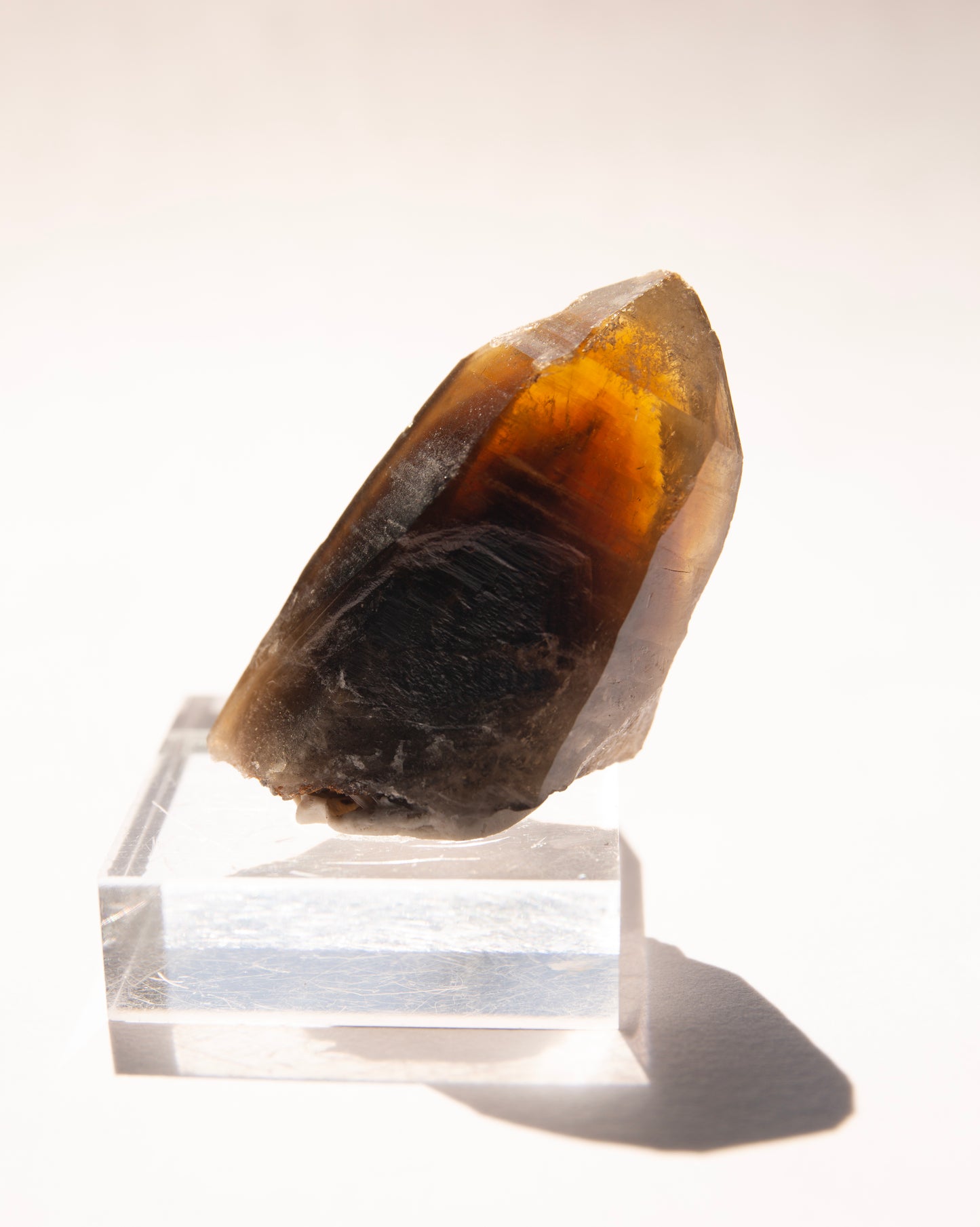 Australian citrine crystal point