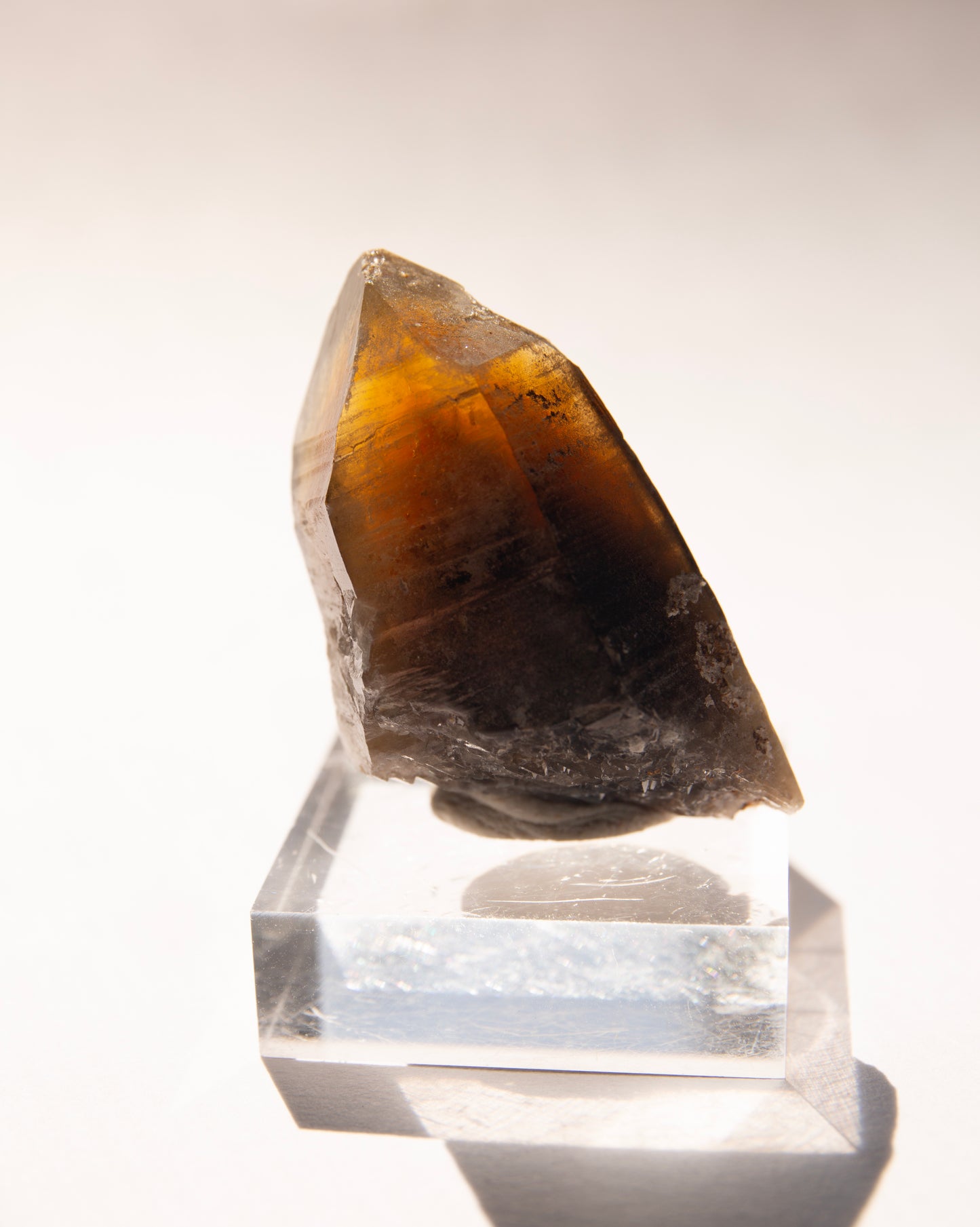 Australian citrine crystal point