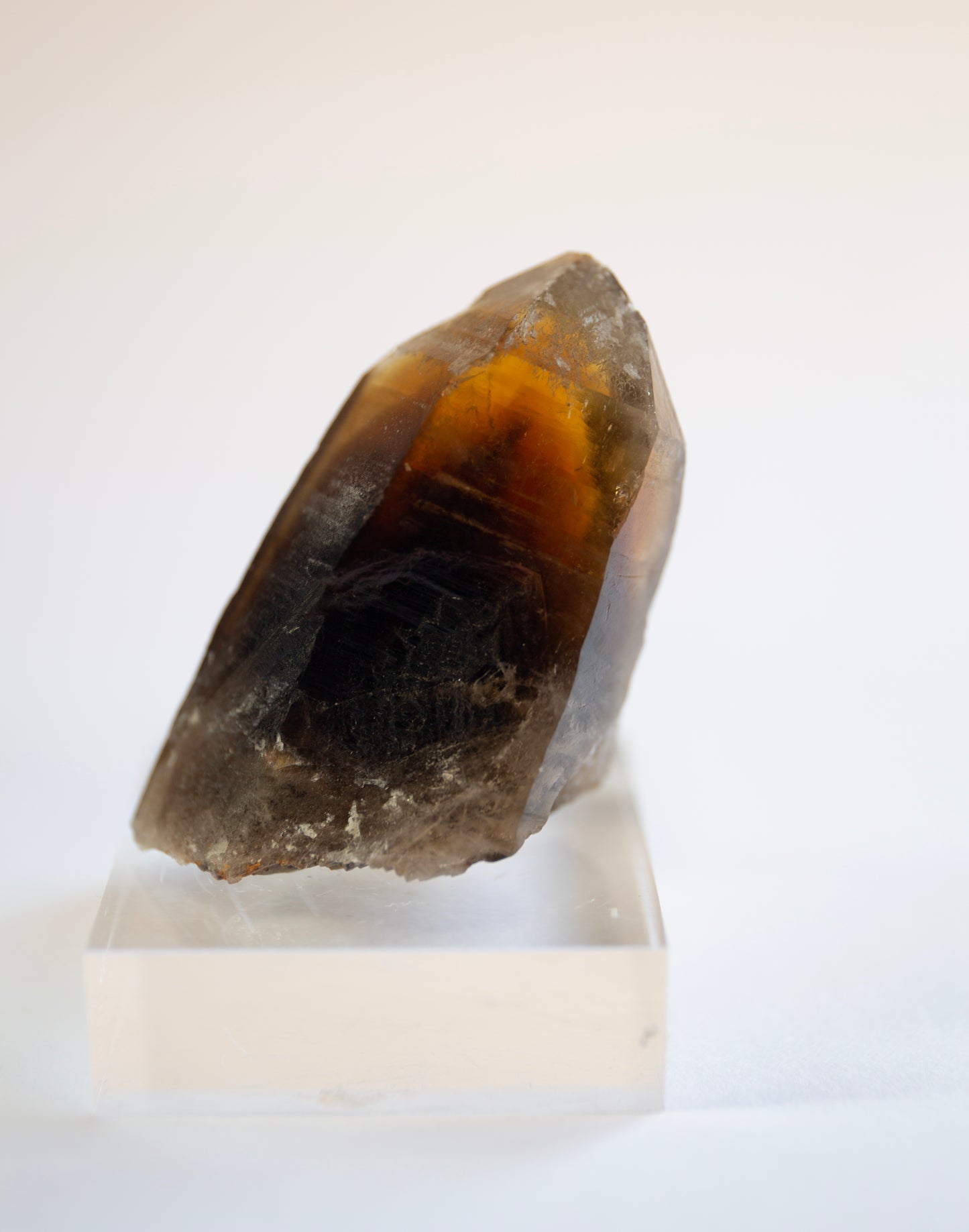 Australian citrine crystal point