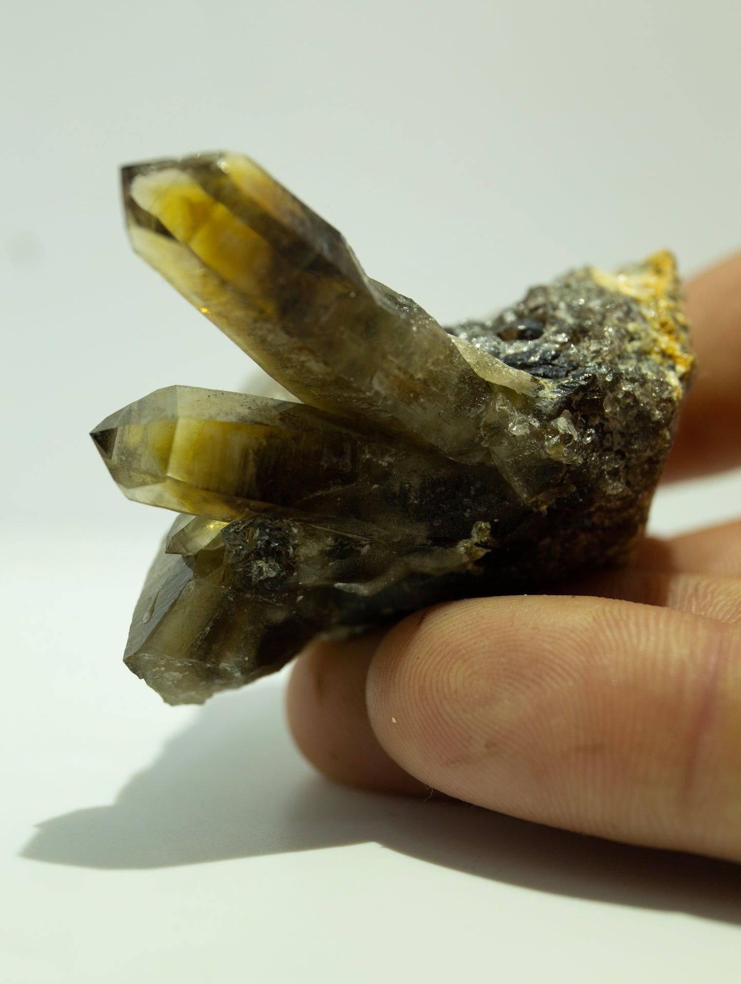 Australian citrine cluster